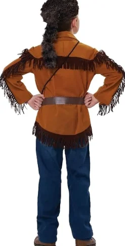 Boys Davy Crockett Frontier Man Costume