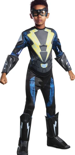 Boys Deluxe Black Lightning Costume