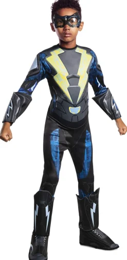 Boys Deluxe Black Lightning Costume