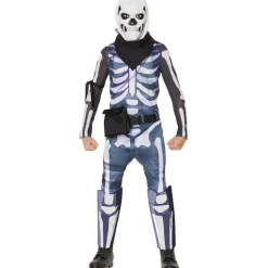 Boys Fortnite Skull Trooper Costume