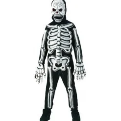 Boys Glow-in-the-Dark Skeleton Costume