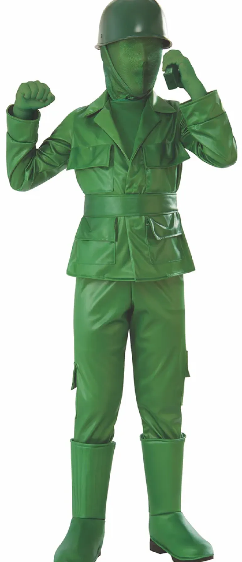 Boys Green Army Man Costume