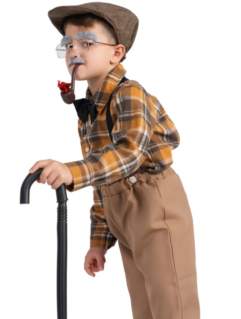 Boys Little Old Man Costume