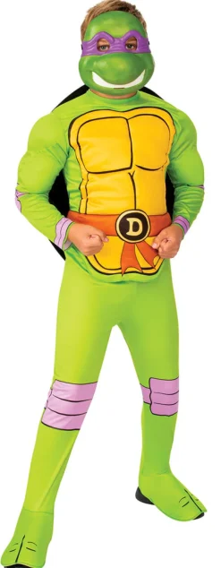 Boys Nickelodeon Retro Classic Teenage Mutant Ninja Turtles Donatello Costume