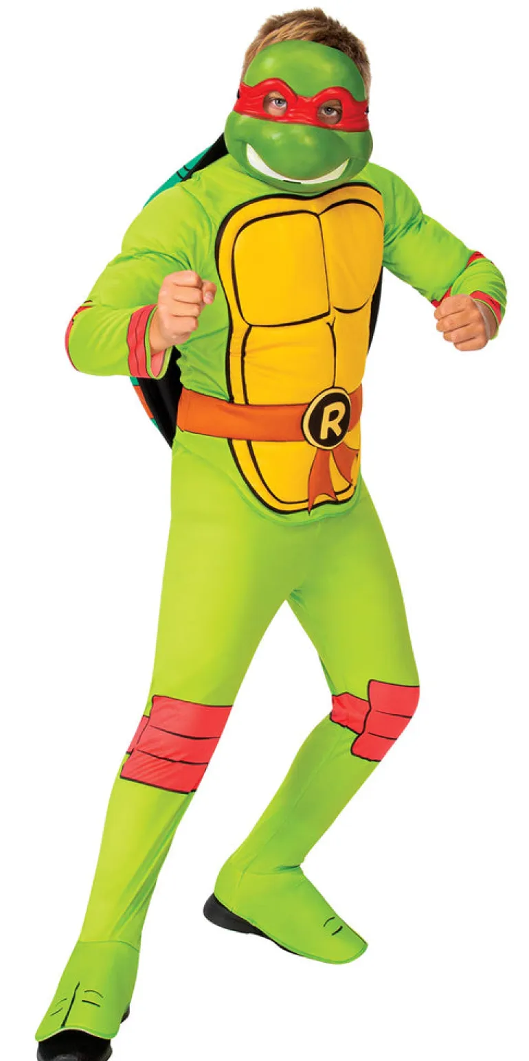 Boys Nickelodeon Retro Classic Teenage Mutant Ninja Turtles Raphael Costume