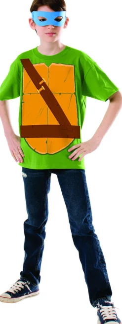 Boys Ninja Turtles Leonardo Shirt & Mask