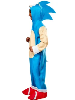Boys Oversized Sonic Jumpsuit Costume