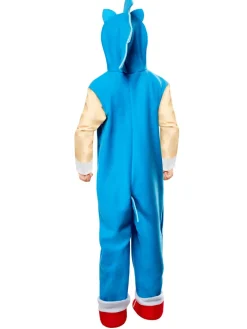 Boys Oversized Sonic Jumpsuit Costume
