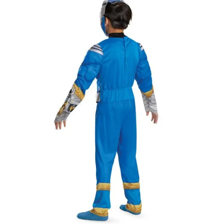 Boys Power Rangers Cosmic Fury Blue Ranger Classic Muscle Costume