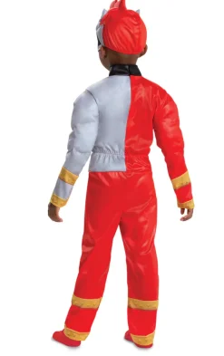 Boys Power Rangers Dino Fury Red Ranger Muscle Costume