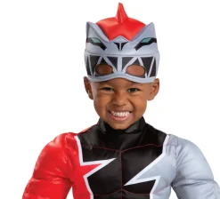 Boys Power Rangers Dino Fury Red Ranger Muscle Costume