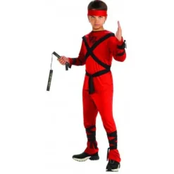 Boys Red Ninja Costume