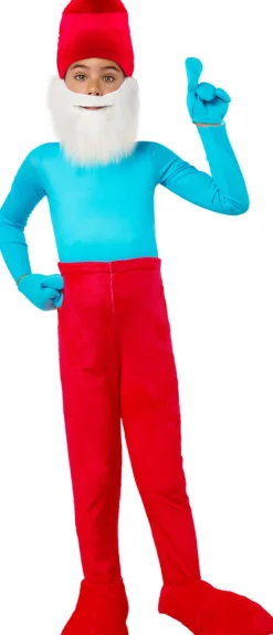 Boys The Smurfs Papa Smurf Costume