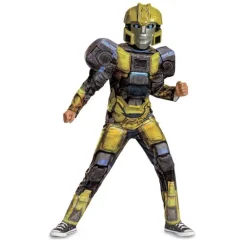 Boys Transformers Bumblebee B127 Muscle Costume