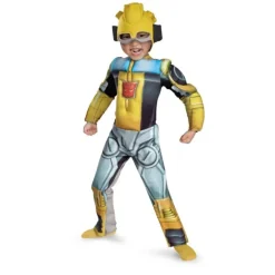 Boys Transformers Rescue Bots Bumblebee Muscle Costume