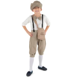 Boys Vintage Newsboy Costume