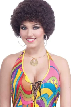 Brown Afro Wig
