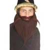 Brown Beard and Mustache Set