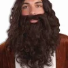 Brown Biblical Wig and Beard Costume Accessory Set