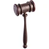 Brown Plastic Judge's Gavel Costume Accessory