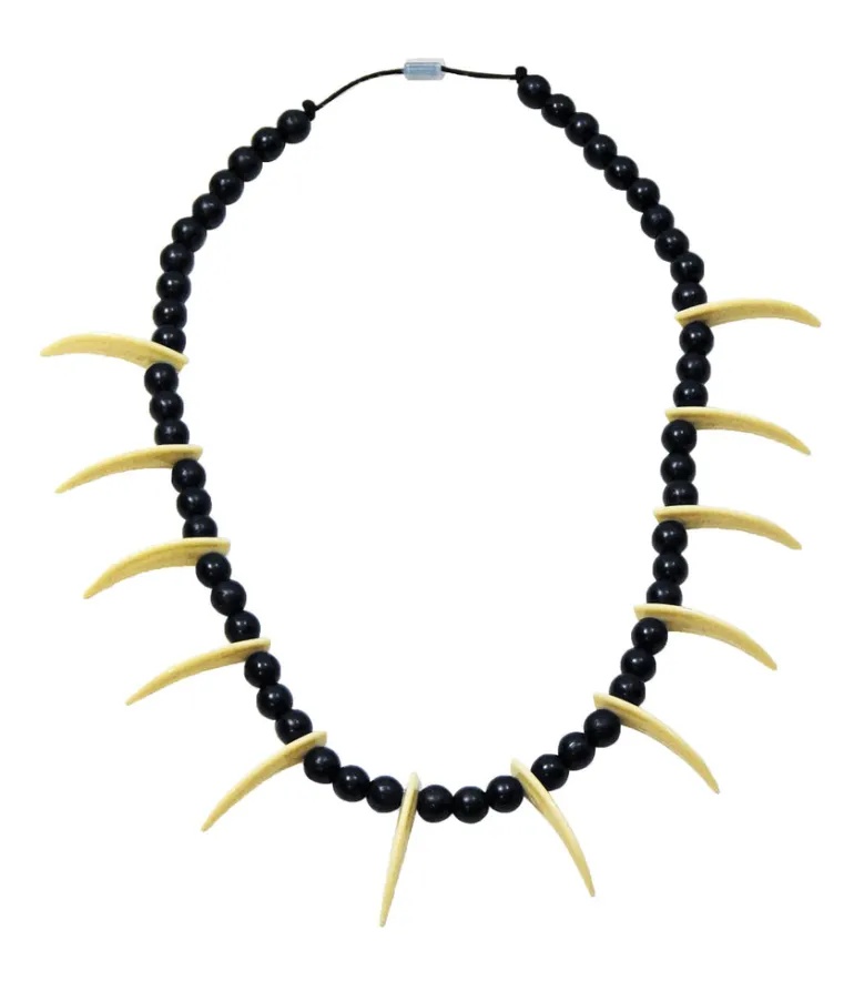 Caveman Cavewoman Witch Doctor Necklace Costume Accessory
