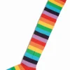 Clown Costume Socks Long Striped Socks