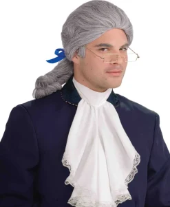 Colonial American Male Wig Grey