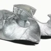 Costume Elf Shoes Silver Cloth Costume Elf Shoes
