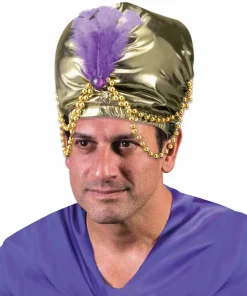 Costume Hats Egyptian Turban w/Bead Trim