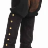 Costume Steampunk Spats Black