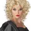 Curly Blonde Bad Girl Costume Wig