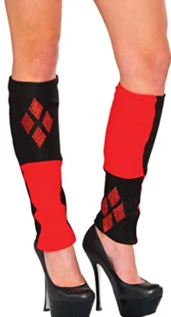DC Comics Harley Quinn Leg Warmers Costume Accessory