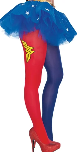 DC Comics Wonder Woman Costume Leggings Tights Stockings