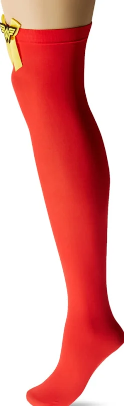 DC Comics Wonder Woman Thigh High Stockings Costume Accessory