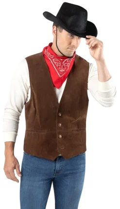 Deluxe Black Felt Cowboy Hat Costume Accessory
