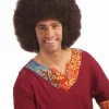 Deluxe Halloween Afro Wig Brown