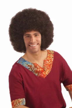 Deluxe Halloween Afro Wig Brown