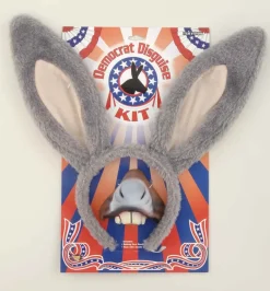 Democrat Donkey Ears and Nose Set