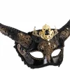 Elegant Faun Masquerade Costume Mask