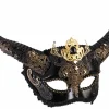Elegant Faun Masquerade Costume Mask
