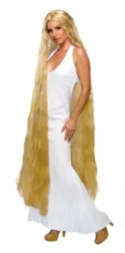 Extra Long Blonde Wig