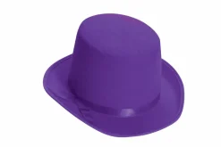 Felt Top Hat Purple Costume Top Hat