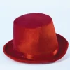 Felt Top Hat Red Costume Top Hat