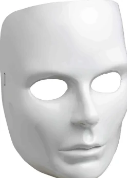 Female White Full Face Costume Mask