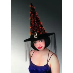 Fiber Optic Web Witch Hat