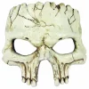 Foam Cracked Skull Half Mask Costume Mask