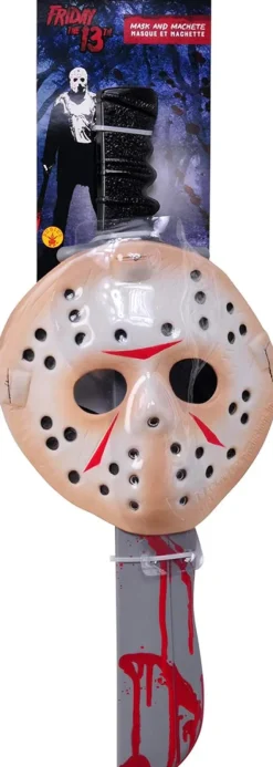 Friday the 13th Jason Voorhees Mask and Machete Kit