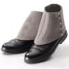 Gangster Halloween Costume Spats Grey