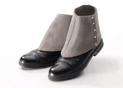 Gangster Halloween Costume Spats Grey