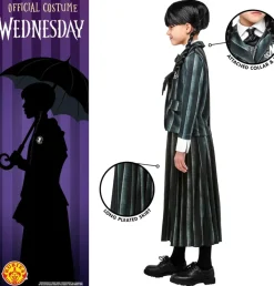 Girls Addams Family Wednesday Addams Nevermore Academy Costume